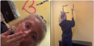 Mujer destruye la casa de su exnovio y sube el video a TikTok