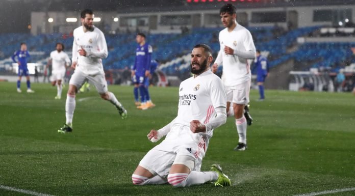 Real Madrid gana al Getafe y acecha la cima de LaLiga