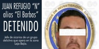 Cae “El Barbas”, jefe de sicarios del Cártel de Santa Rosa de Lima