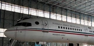Subastarán viejo avión presidencial