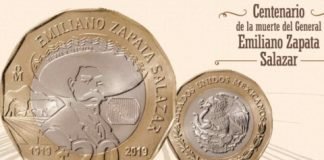Banco de México lanza moneda conmemorativa de Zapata