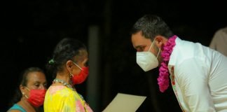 Fernel Guzmán recorre comunidades de Atlapexco