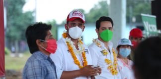 Fernel Guzmán visitó comunidades de San Felipe Orizatlán