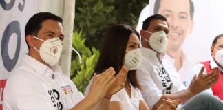 Reaparece Nuvia Mayorga en campañas, al lado de Pontigo Loyola