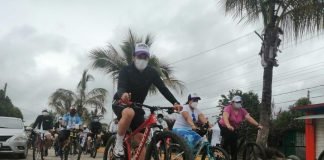 Omar Zerón encabeza rodada en Atlapexco