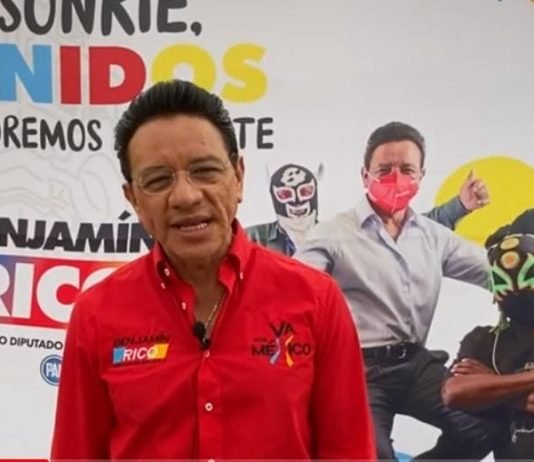 Benjamín Rico candidato a Diputado Federal por el Distrito VI de Pachuca con la coalición Va Por México BENJAMÍN RICO