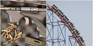 Evitan masacre: dos jóvenes iban a entrar a Six Flags con subametralladora