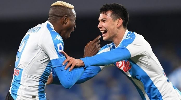 ‘Chucky’ Lozano jugó en la victoria del Napoli ante el Torino