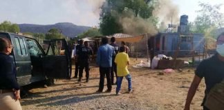 Queman casa de presunto feminicida de Denisse en Tlaxiaca