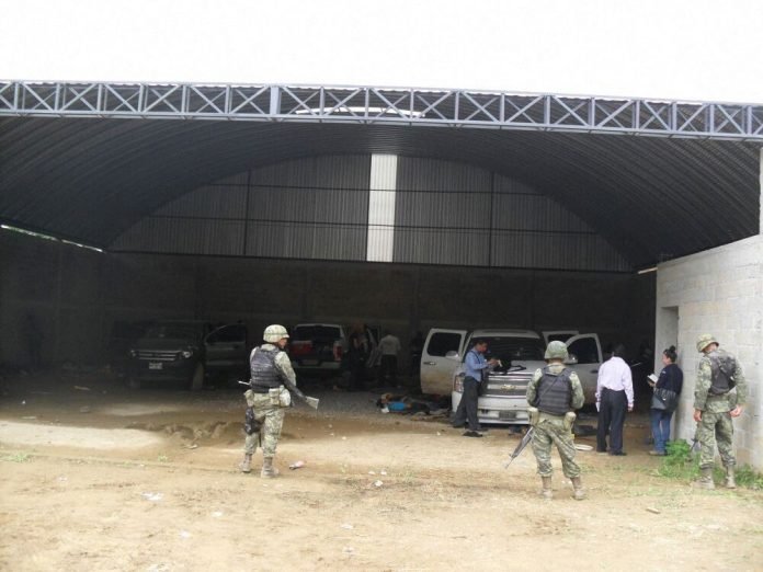 PRESUNTOS DELINCUENTES ABATIDOS POR EL EJERCITO EN TLATLAYA