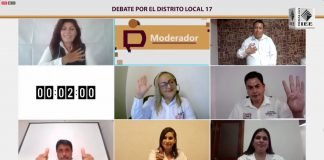 Ayer debatieron candidatos en Villas del Álamo