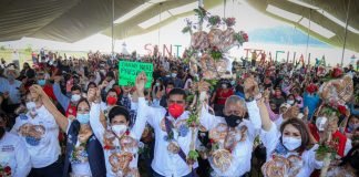 Épicos cierres de campaña respalda Valera en Valle de Tulancingo