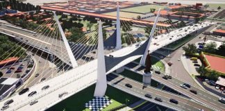 Miguel Hidalgo en puente atirantado