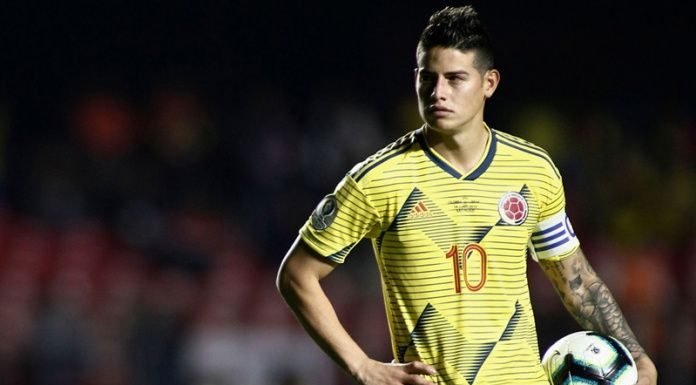 James Rodríguez se perderá la Copa América