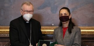Reconocen a Parolin como Huésped Distinguido de CDMX Sheinbaum CDMX