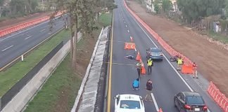 Tras derrape, fallece motociclista en la México-Pachuca Motociclista accidente