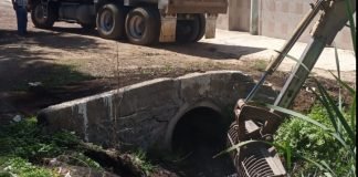 Avanzan trabajos de limpieza y desazolve en dren San Basilio Desazolve Tulancingo