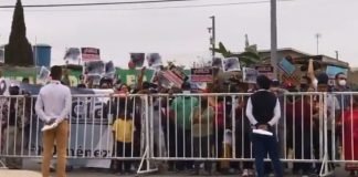 Reciben con manifestación a AMLO en BC Manifestaciones AMLO