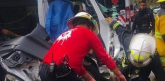 Deja accidente 10 heridos en la México-Tampico Accidente paramédicos