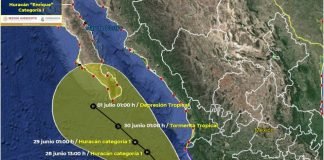 Alcanza “Enrique” categoría de huracán