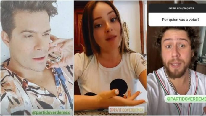Influencers partido Verde