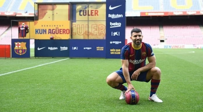 El “Kun” Agüero fue presentado como nuevo jugador del Barcelona Kun Aguero