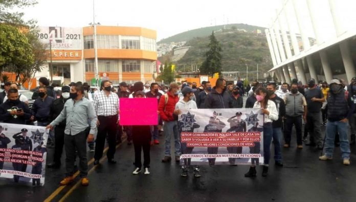 Marcha policías