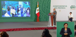 López Obrador exhibe a presidente de CMDH por insultar durante protesta en embajada de Cuba Mañanera exhibición