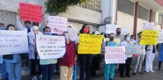 Protesta personal de Salud por falta de insumos básicos Protesta Salud