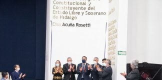 Inscriben nombre de Elisa Acuña en muro de honor de Congreso Estatal