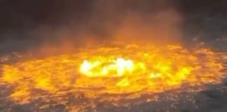 Presidente promete reparar daños de incendio en ducto marino de Pemex Incendio Oleoducto Pemex