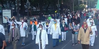 Manifestación IMSS