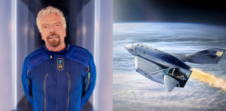 Despega la nave espacial con el multimillonario Richard Branson a bordo Richard Branson Virgin