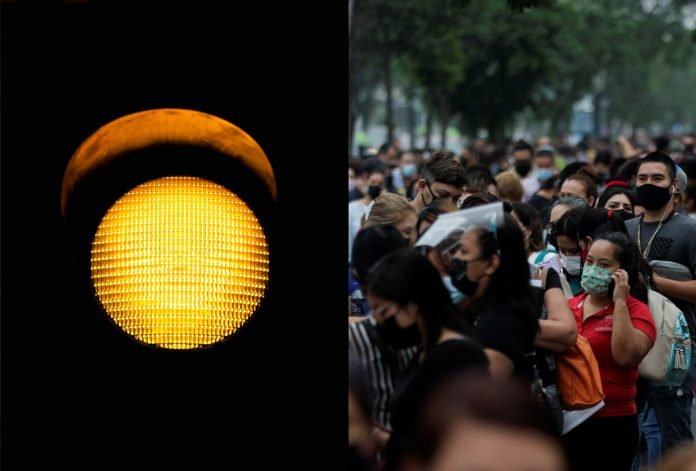 CDMX Semáforo Amarillo