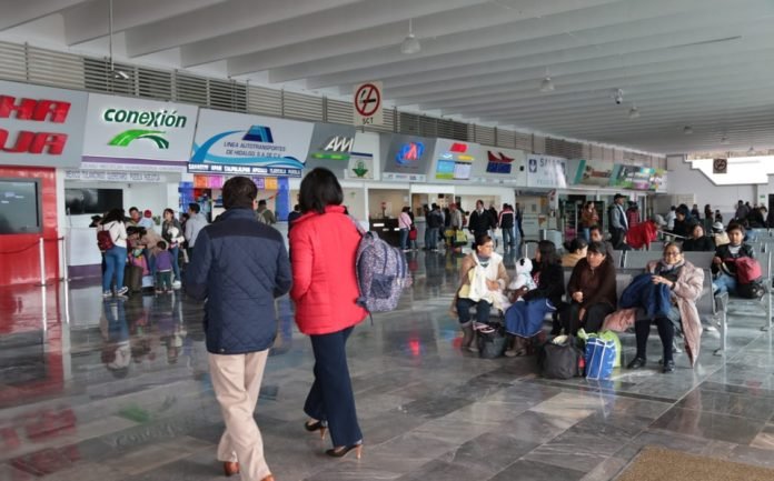 Central de autobuses Covid
