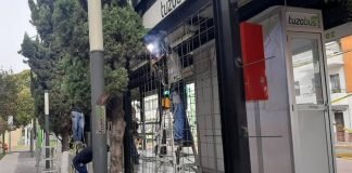 Vidrios dañados de Tuzobús serán reemplazados por paredes de concreto