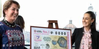 Presentan billete de LN por 500 años de Resistencia Indígena Sheinbaum Lotenal