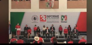 Informe de la fracción parlamentaría del PRI en el Congreso del Estado