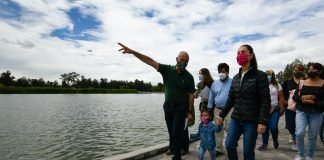 Entregan rehabilitación de Bosque de Aragón en CDMX