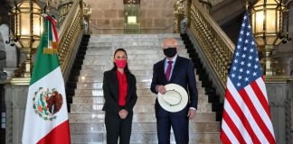 Sheinbaum y Ken Salazar