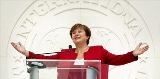Van contra titular del FMI, Kristalina Georgieva FMI Responsable