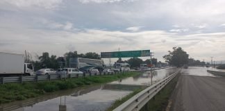 Carreteras inundadas SCT