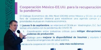 Llegarán 6.35 millones de vacunas de EEUU este mes, adelanta Ebrard Ebrard Mañanera