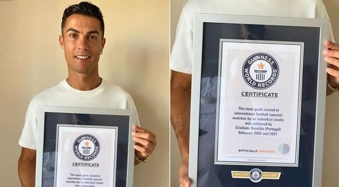 Cristiano Ronaldo sigue rompiendo récords, ahora uno Guinness Ronaldo Récord Guiness