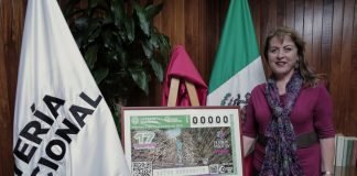 Lotería Nacional devela billete Tianguis de Pueblos Mágicos