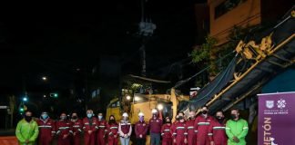 Supervisa jefa de gobierno capitalino bacheo en eje 6 y Mitla