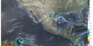 Lluvias fuertes en siete estados de la Republica Mexicana clima