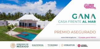Mexicano se saca la lotería y gana casa frente al mar en Playa Espíritu, Sinaloa casa frente al mar