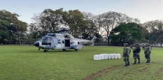 Ejército asegura aeronave cargada de cocaína NACIONAL