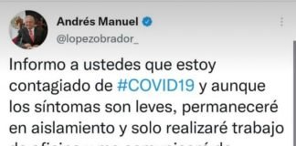 Da AMLO positivo a Covid-19